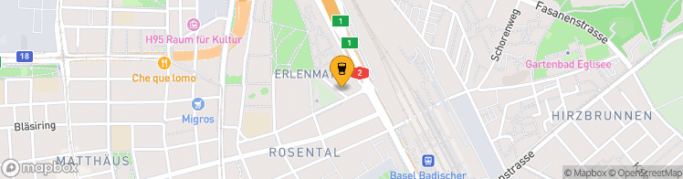 Map showing a marker over 47.569707400000006, 7.603243099999999