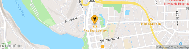 Map showing a marker over 45.4461386, -122.64160509999999