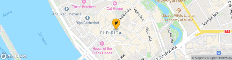 Map showing a marker over 56.9481536, 24.1087278