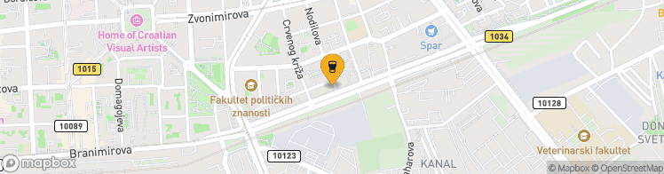 Map showing a marker over 45.8077014, 15.996605299999999