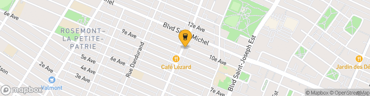 Map showing a marker over 45.5501776, -73.5734308