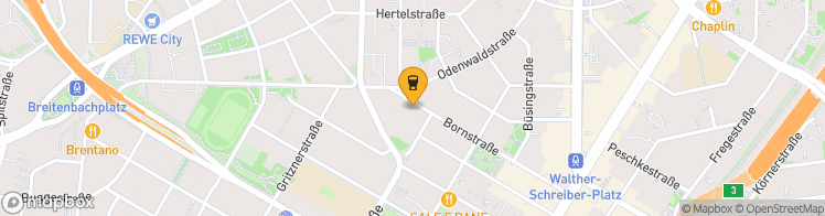 Map showing a marker over 52.4665682, 13.3219215