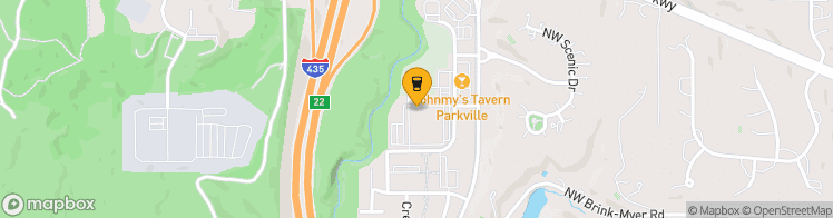Map showing a marker over 39.221419399999995, -94.7590002