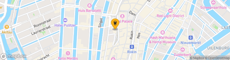 Map showing a marker over 52.371967399999996, 4.8903228