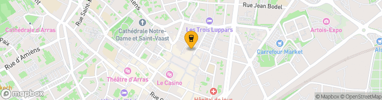 Map showing a marker over 50.291492899999994, 2.7789307