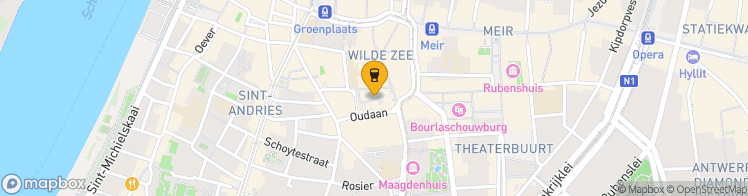 Map showing a marker over 51.2163096, 4.403731