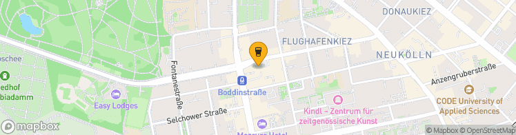 Map showing a marker over 52.4806732, 13.4262815
