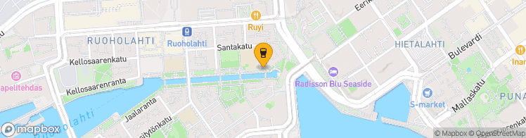 Map showing a marker over 60.1620706, 24.920199699999998