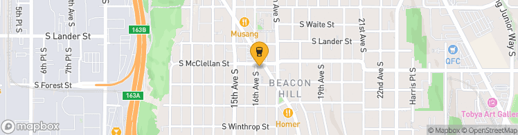 Map showing a marker over 47.5784719, -122.3118649
