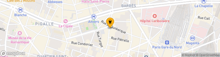 Map showing a marker over 48.8817422, 2.3466556