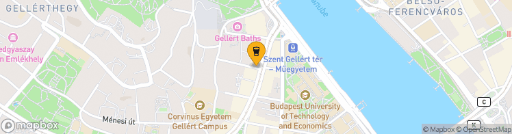 Map showing a marker over 47.4820785, 19.0521907