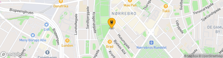 Map showing a marker over 55.6946351, 12.5431784