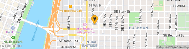 Map showing a marker over 45.517789, -122.65941369999999