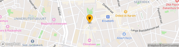 Map showing a marker over 51.222062, 4.4207667