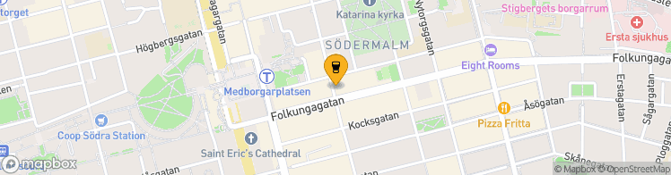 Map showing a marker over 59.314906699999995, 18.0764808