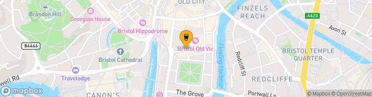 Map showing a marker over 51.451816400000006, -2.5950270000000004