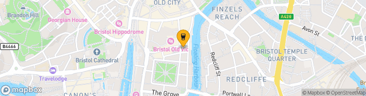 Map showing a marker over 51.451873899999995, -2.5931490999999998