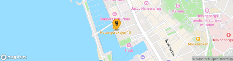 Map showing a marker over 56.0463942, 12.689014199999999