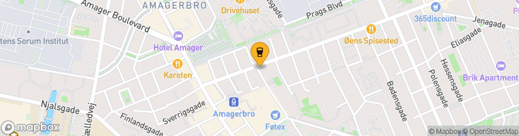 Map showing a marker over 55.6645852, 12.604477