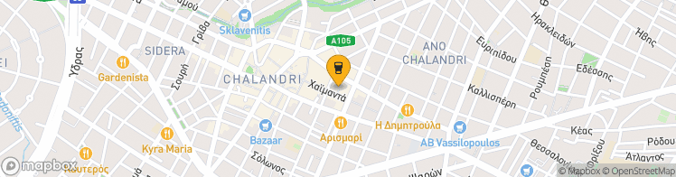 Map showing a marker over 38.0211772, 23.8020224