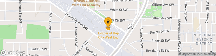 Map showing a marker over 33.729953099999996, -84.4186258