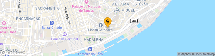 Map showing a marker over 38.709498499999995, -9.1318081