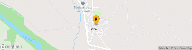 Map showing a marker over 42.0731537, 3.0113057999999997
