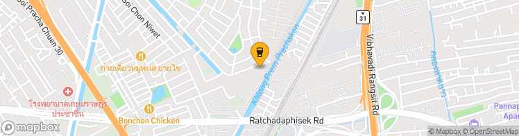 Map showing a marker over 13.8332983, 100.5505685