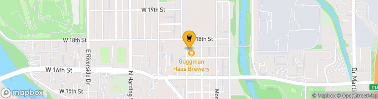 Map showing a marker over 39.7905242, -86.18245950000001