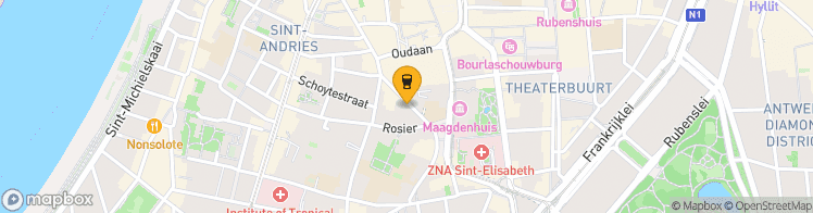 Map showing a marker over 51.2144902, 4.403291800000001