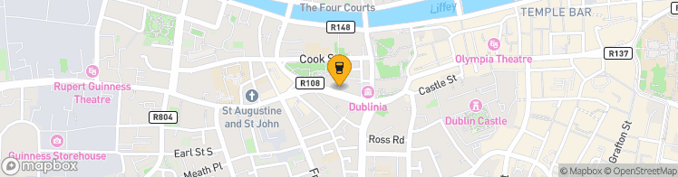 Map showing a marker over 53.3433311, -6.273384399999999