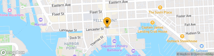 Map showing a marker over 39.2826448, -76.5930146