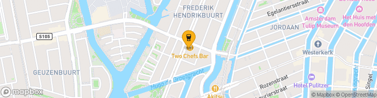 Map showing a marker over 52.3742805, 4.8729214999999995