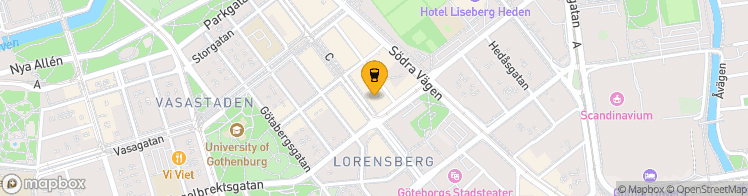 Map showing a marker over 57.6992724, 11.977222500000002