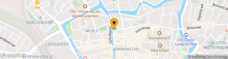Map showing a marker over 52.0949677, 5.1168673