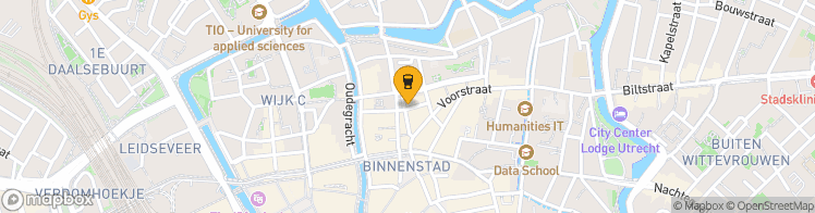 Map showing a marker over 52.0946943, 5.1186416