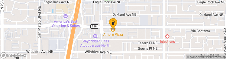 Map showing a marker over 35.1841663, -106.5759739