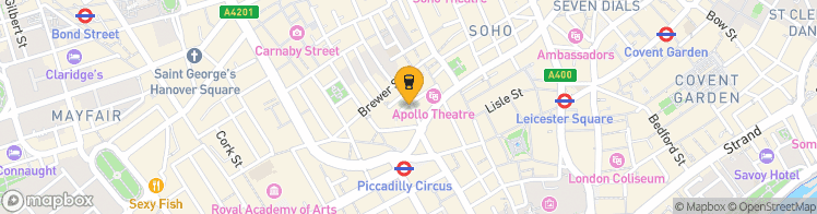 Map showing a marker over 51.511302, -0.1343892