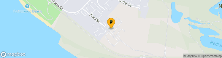 Map showing a marker over 45.5624788, -122.32631829999998
