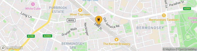 Map showing a marker over 51.497251999999996, -0.0716535