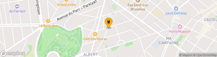 Map showing a marker over 50.8239149, 4.3448134