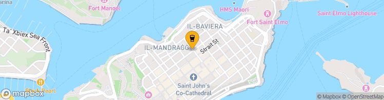 Map showing a marker over 35.8995493, 14.5125035