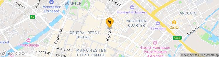 Map showing a marker over 53.4836491, -2.2390925999999998