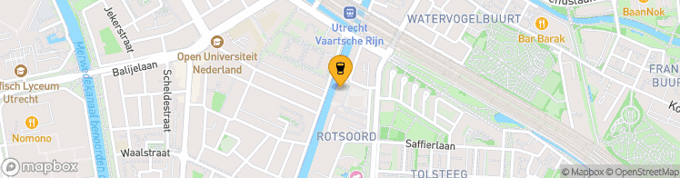 Map showing a marker over 52.0765373, 5.121426