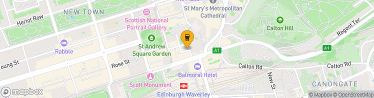 Map showing a marker over 55.9536832, -3.1901219999999997