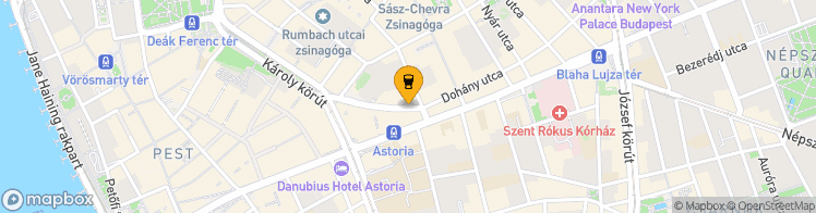 Map showing a marker over 47.495487399999995, 19.0622379