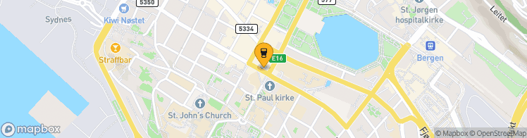 Map showing a marker over 60.389587399999996, 5.3232465