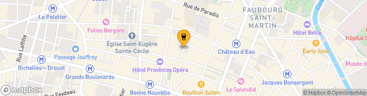 Map showing a marker over 48.8726361, 2.3516833999999998