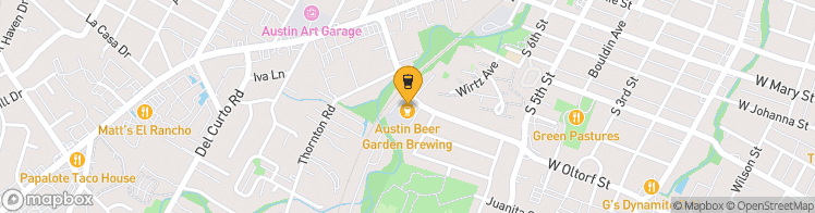 Map showing a marker over 30.2453301, -97.7688939