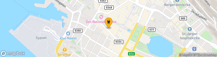 Map showing a marker over 60.39176069999999, 5.320710099999999